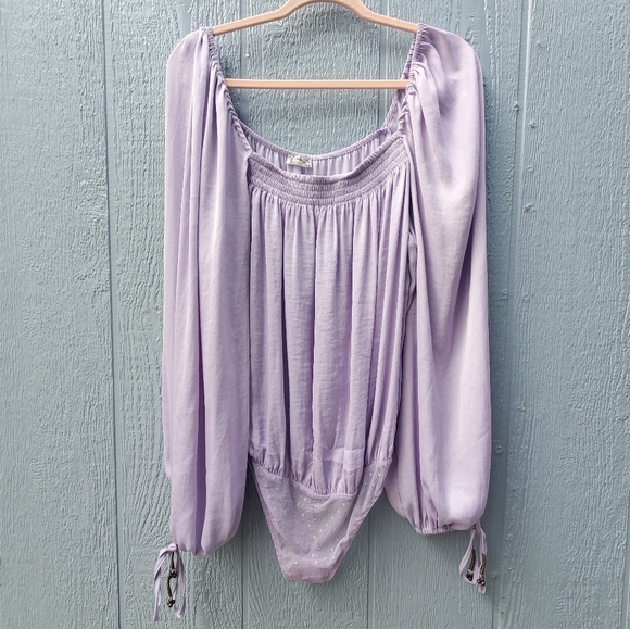 Free People Other - Intimately FP Another Round Balloon Sleeve Bodysui